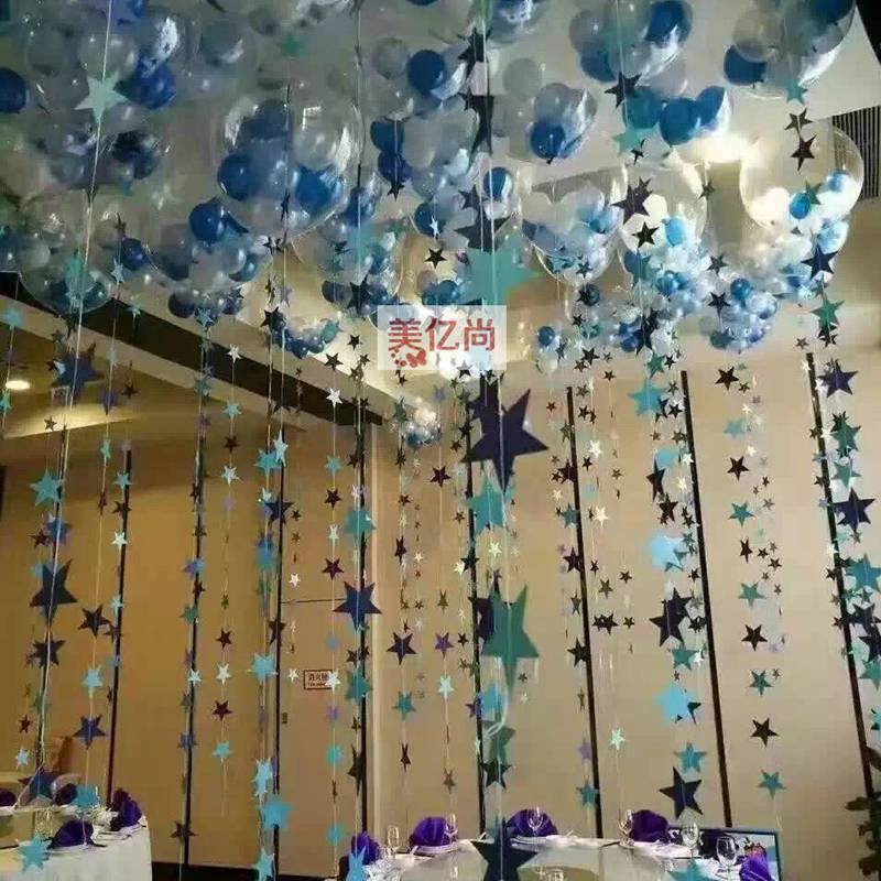 生日派对六一儿童节教室婚房布置