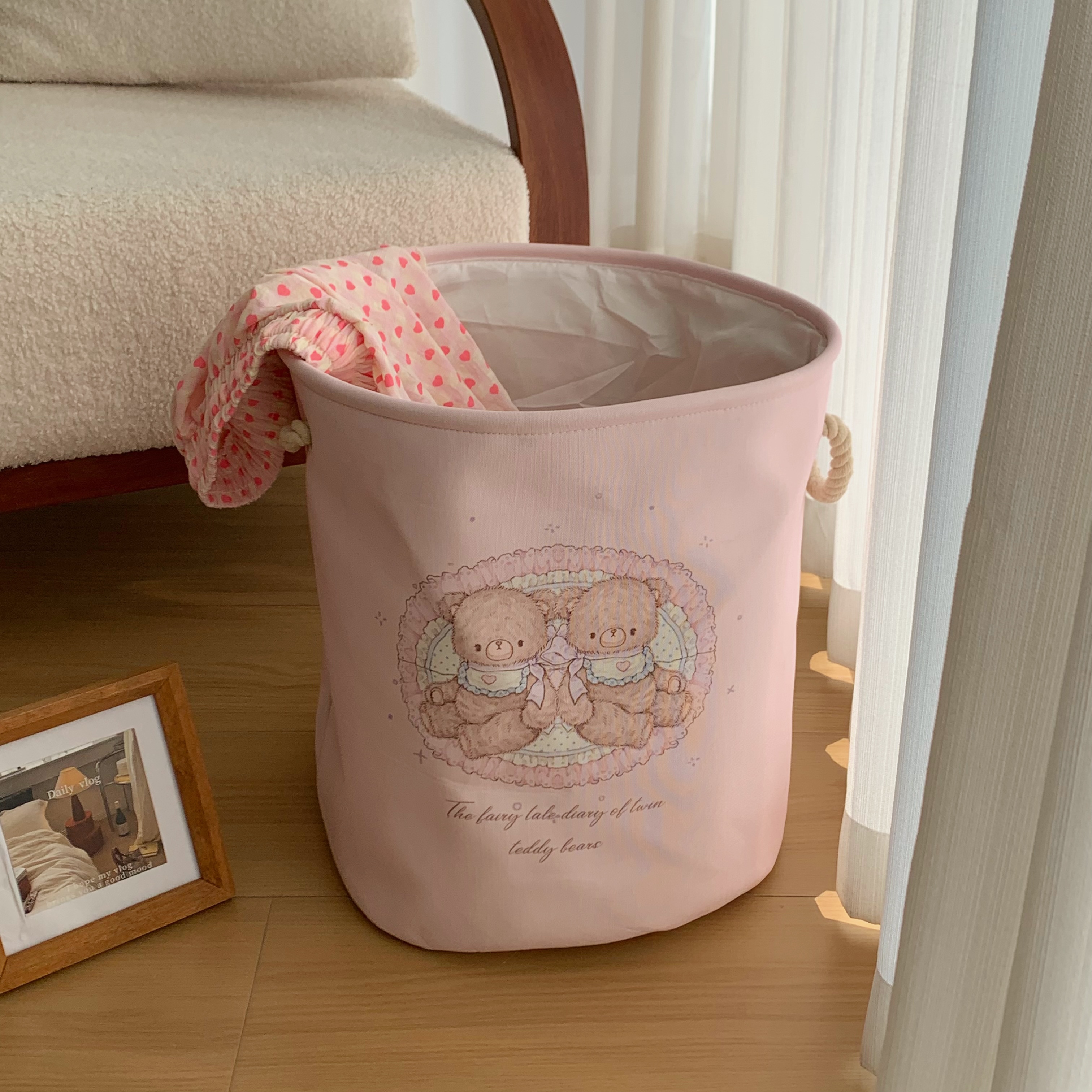 脏衣篮收纳桶大容量脏衣服收纳筐浴室布艺可折叠收脏衣篓家用防水