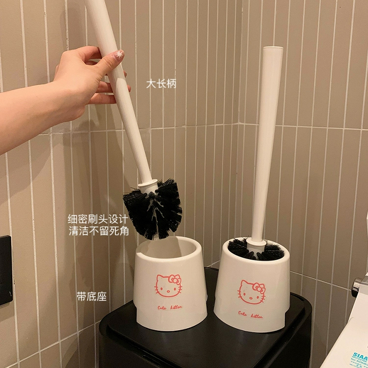 洗厕所专用刷子家用无死角马桶刷长杆新款可爱卡通卫生间清洁刷