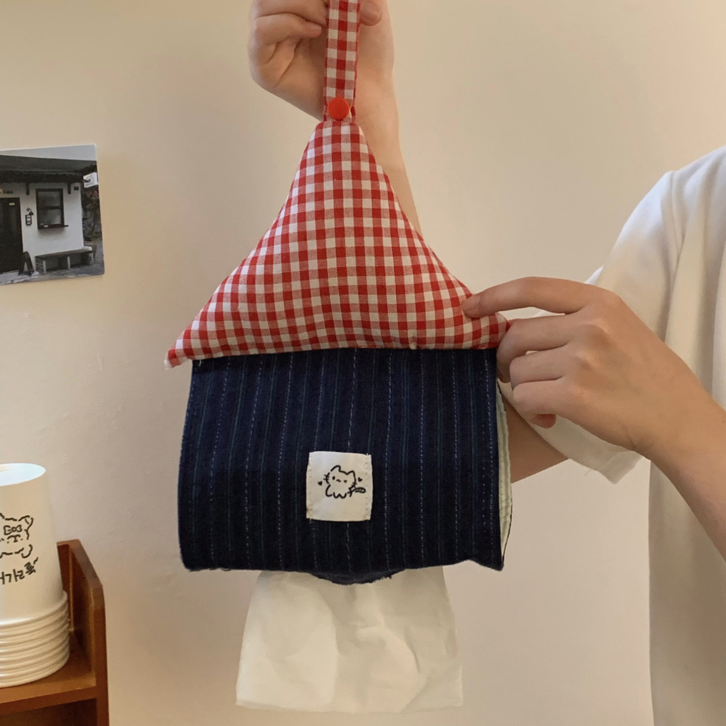 厕所纸巾盒壁挂式抽纸盒创意可爱家用客厅卫生间卧室床头纸巾挂袋,收纳整理,纸巾盒,淘宝优惠券,粉丝福利购,淘宝优惠卷