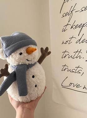 圣诞节萨米小雪人玩偶睡觉抱枕娃娃公仔可爱毛绒玩具生日礼物女生
