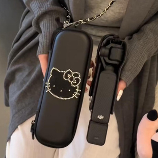 大疆pocket3收纳包可爱猫咪防摔保护壳斜跨可背收纳袋配件保护套