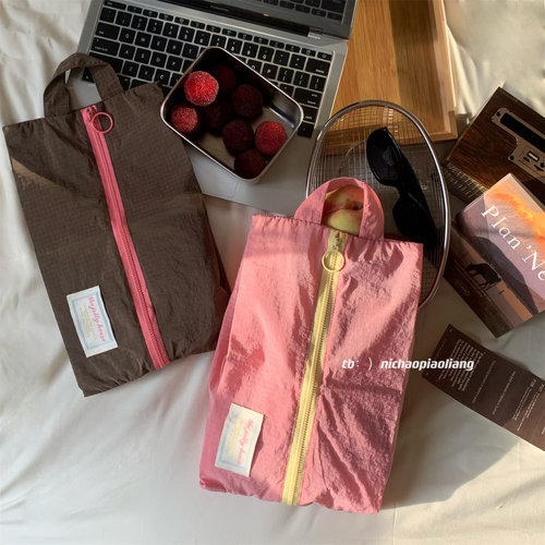鞋子收纳袋旅行鞋袋防水行李箱拖鞋衣服内衣收纳包便携拉链分装袋