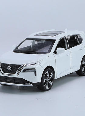 新款众源兴21016盒装奇骏SUV汽车1/32仿真儿童声光合金车模型玩具