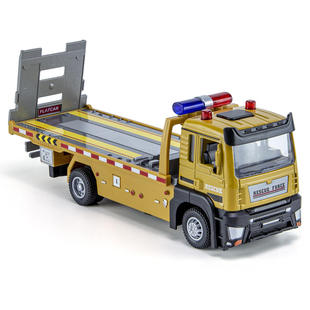 盒装平板车仿真儿童男孩声光合金模型玩具火车/摩托/汽车模型