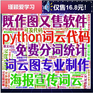 词云图制作文字云定制制作PPT词云插图论文报告词云 可动态词云