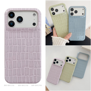欧美高级感鳄鱼纹皮质适用三星A55手机壳A54保护套三星A13a14手机a15壳A22保护A51套A33复古A35A34手机壳a53