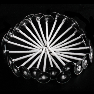 松吉仓 固体酥油灯玻璃杯蜡芯 DIY蜡芯酥油灯芯无烟环保自制灯芯