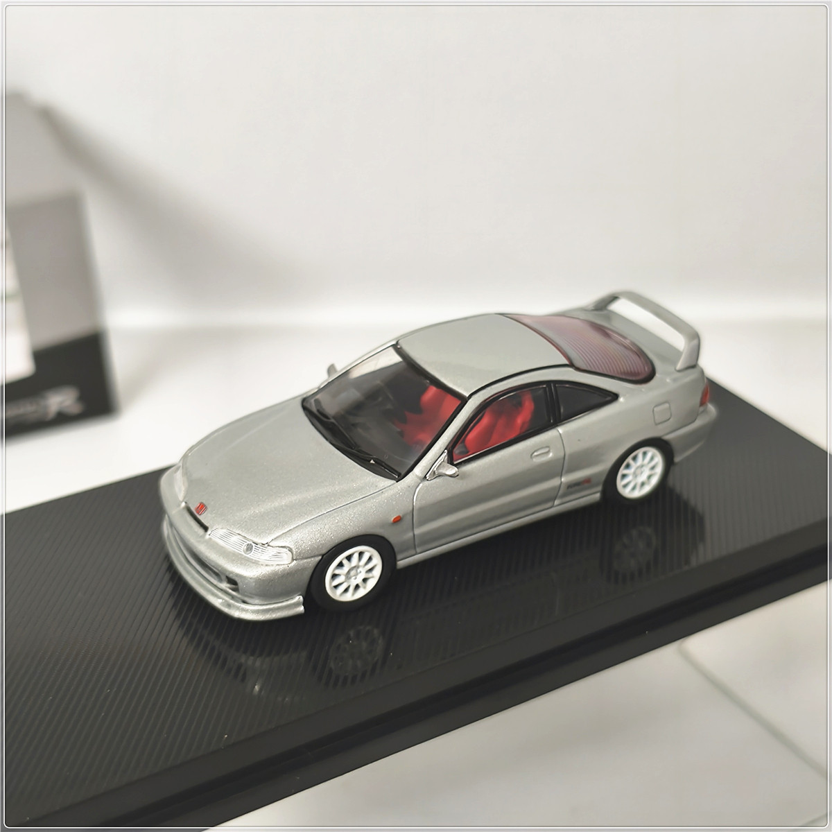1:64 本田DC2 Integra Type-R 合金汽车模型银色