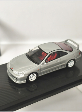 1:64 本田DC2 Integra Type-R 合金汽车模型银色