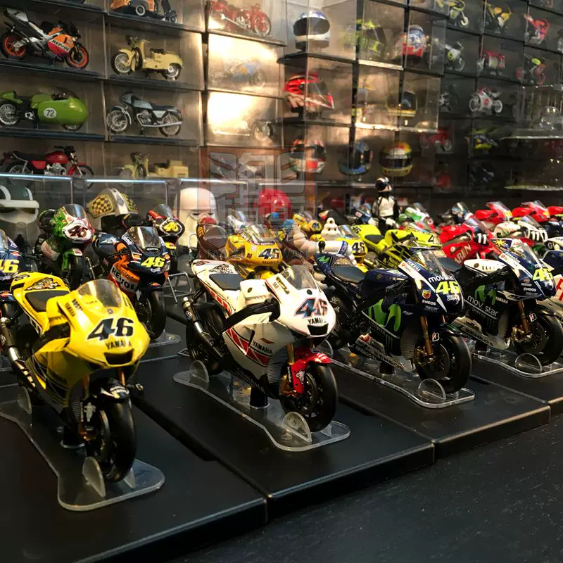 Yamaha, honda, car model, racing car, scale 1:18