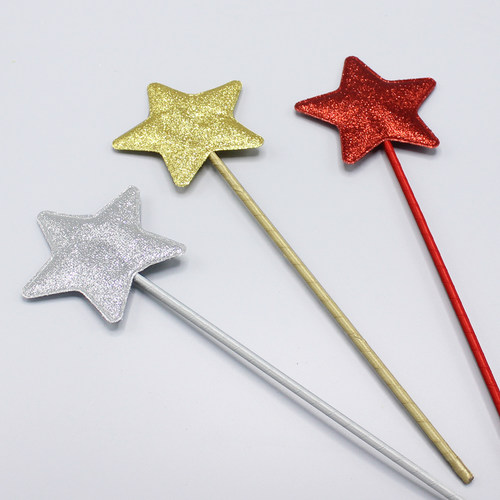 舞台表演闪粉五角星魔法棒