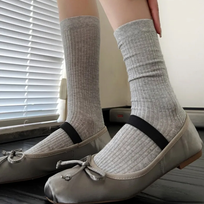 《微透慵懒感》夏季薄款堆堆袜子