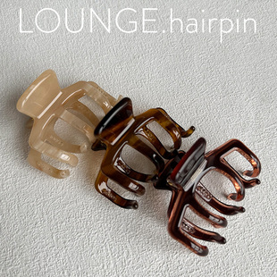 2025新款醋酸夏季果冻色抓夹中号发量多鲨鱼夹高级感后脑勺盘发夹