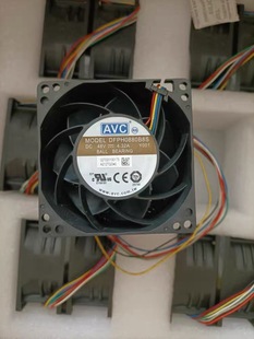 48V 8080 DFPH0880B8S 8线 8cm散热风扇 4.32A AVC
