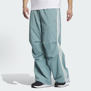 ADIDAS阿迪达斯正品 运动舒适时尚复古宽松阔腿休闲裤 JI8644