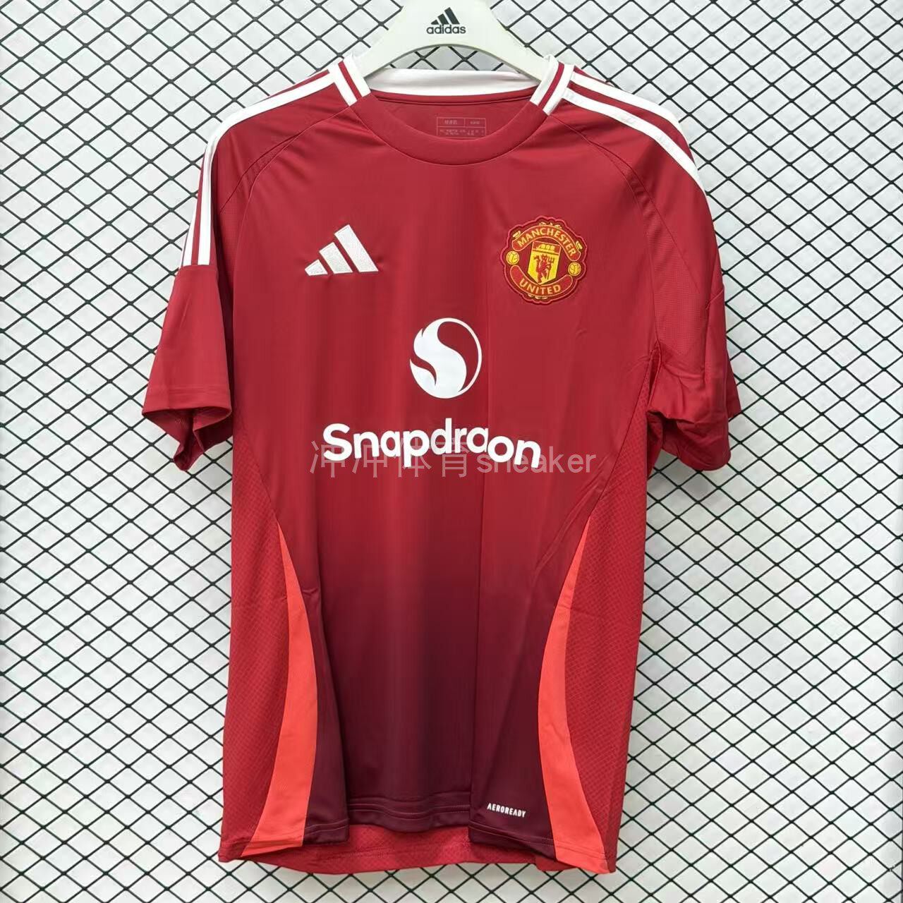 ADIDAS阿迪达斯正品圆领复古运动休闲足球衣短袖T恤IU1397