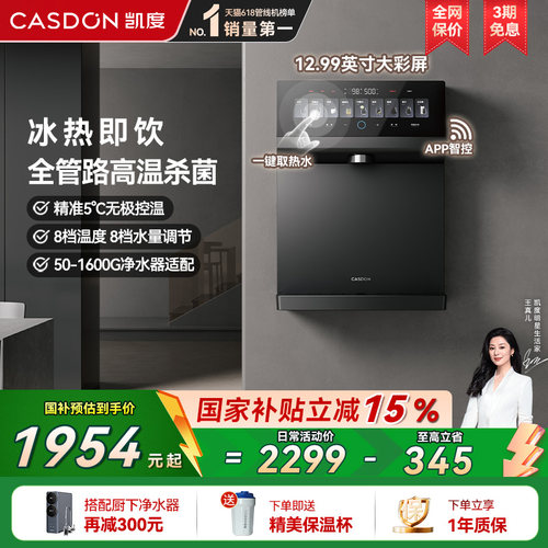 凯度冰泉管线 线机壁挂式直饮机瞬热饮水机净水器家用2025年新款K