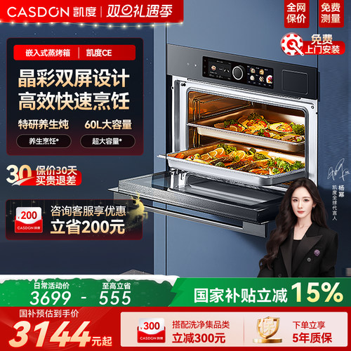 凯度嵌入式大容量纯蒸箱