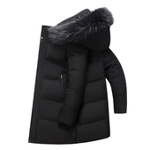 反季 大毛领极寒加厚保暖派克外套 新款 清仓中长款 羽绒服男2025冬季