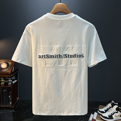 网红同款短袖男潮流百搭美式复古