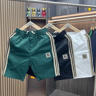 男时尚 速干透气短裤 休闲简约百搭五分裤 青年沙滩裤 衩 夏季 大裤 新款