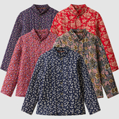 驼绒花棉服妈妈装 冬季 中老年棉衣女加厚宽松大码 外套老人棉袄东北