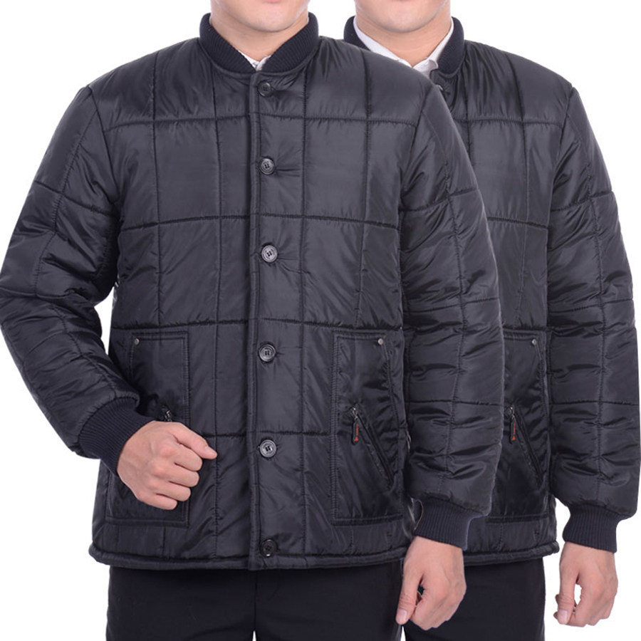 冬季男士棉袄中老年内穿加厚棉衣贴身棉服冬装老年人上衣爸爸装