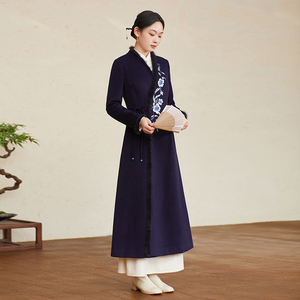 改良汉服女2023新款上衣唐装中国风女装原创汉元素连衣裙刺绣外套