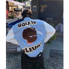 Golf Wang Le Fleur Jacket 美式宽松vibe风棒球服夹克情侣外套潮