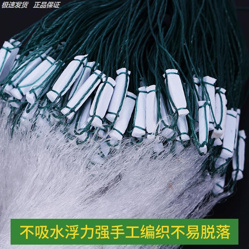 单层渔网粘白条餐专用小鱼捕鱼网