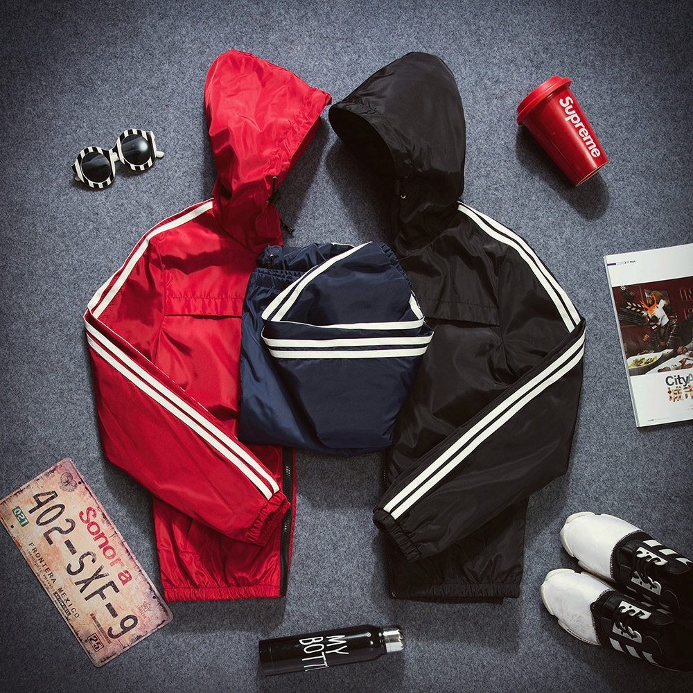 Teenagers men's wear Middle school student motion Thin section Self cultivation Jacket coat men and women student lovers leisure time Windbreaker spring clothesin the Men's clothing, Jacket  category - from Buy2taobao.com to provide professional Taobao agent buy service