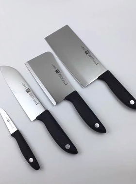 双立人points水果刀银点水果刀中片刀多用刀砍骨刀 简装