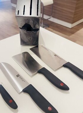 双立人红点不锈钢刀具套装5件套