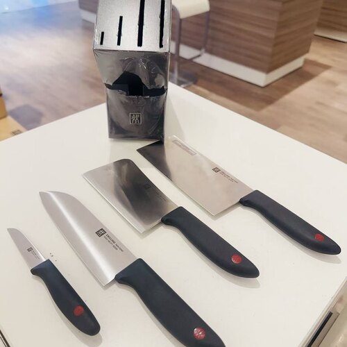 双立人红点不锈钢刀具套装5件套