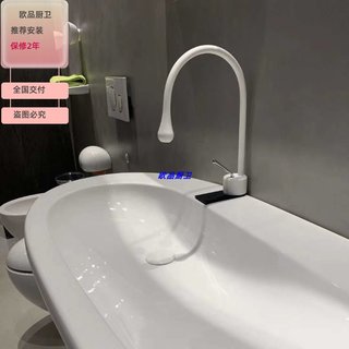 意大利捷仕gessi goccia面盆龙头33601黑色白色拉丝铜33602 33603