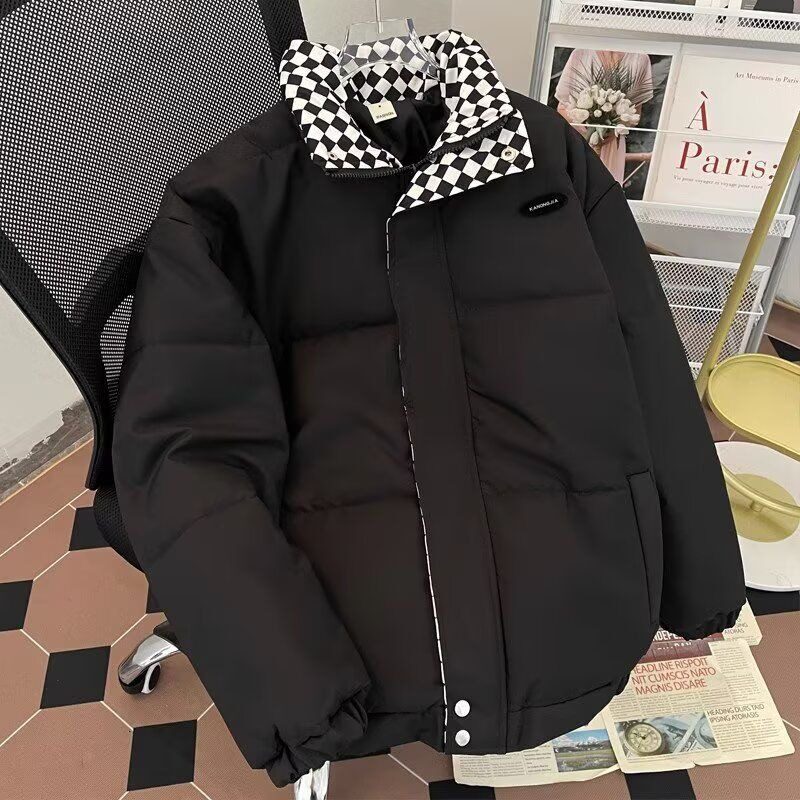 2026冬季男士加厚立领短款棉服