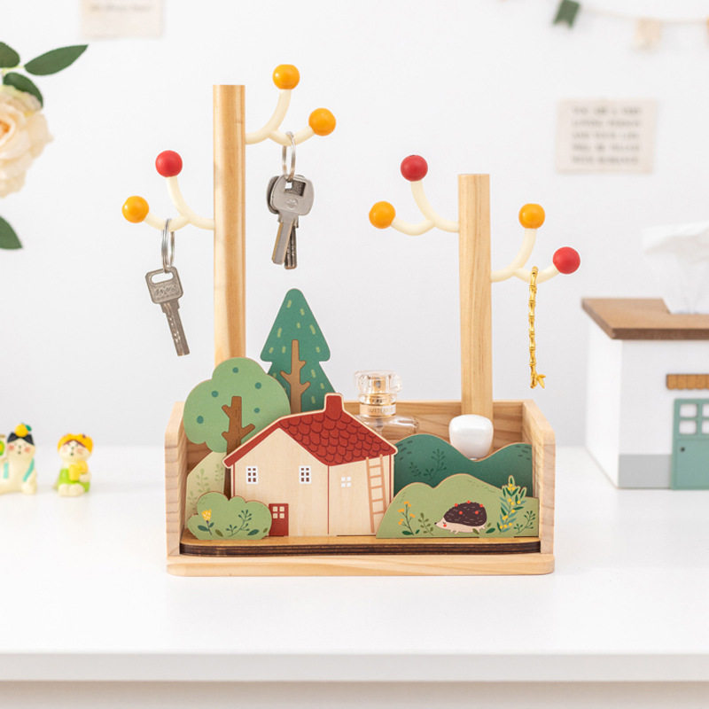 阿楹 床头柜化妆品收纳盒多巴胺遥控器口罩小型首饰钥匙置物挂钩,收纳整理,化妆箱/盒,淘宝优惠券,粉丝福利购,淘宝优惠卷