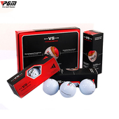 PGM高尔夫球比赛速度稳手感舒适正品 耐打三层球 下场比赛球礼盒装