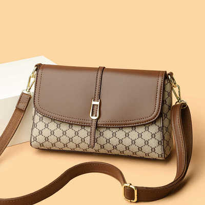 高级感中年真皮包包爆款通勤