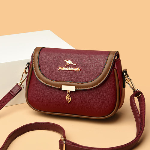 真皮中年腋下小包包女