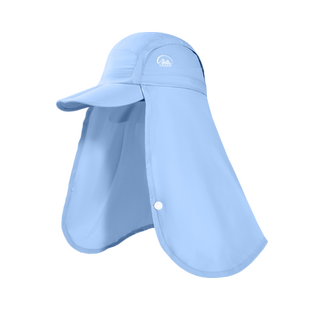 UV100儿童防晒帽男女童夏季户外护颈太阳帽防紫外线遮阳帽子24423