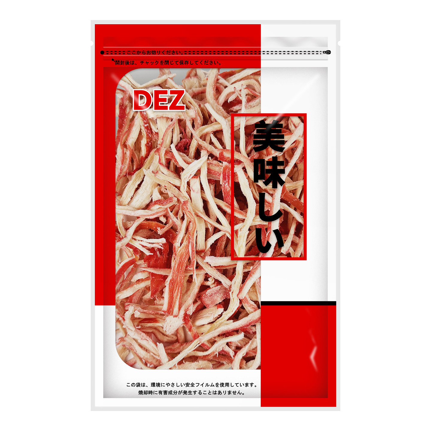 DEZ炭烧鱿鱼丝辣味即食海鲜海味小吃下酒菜追剧解馋零食袋装120g