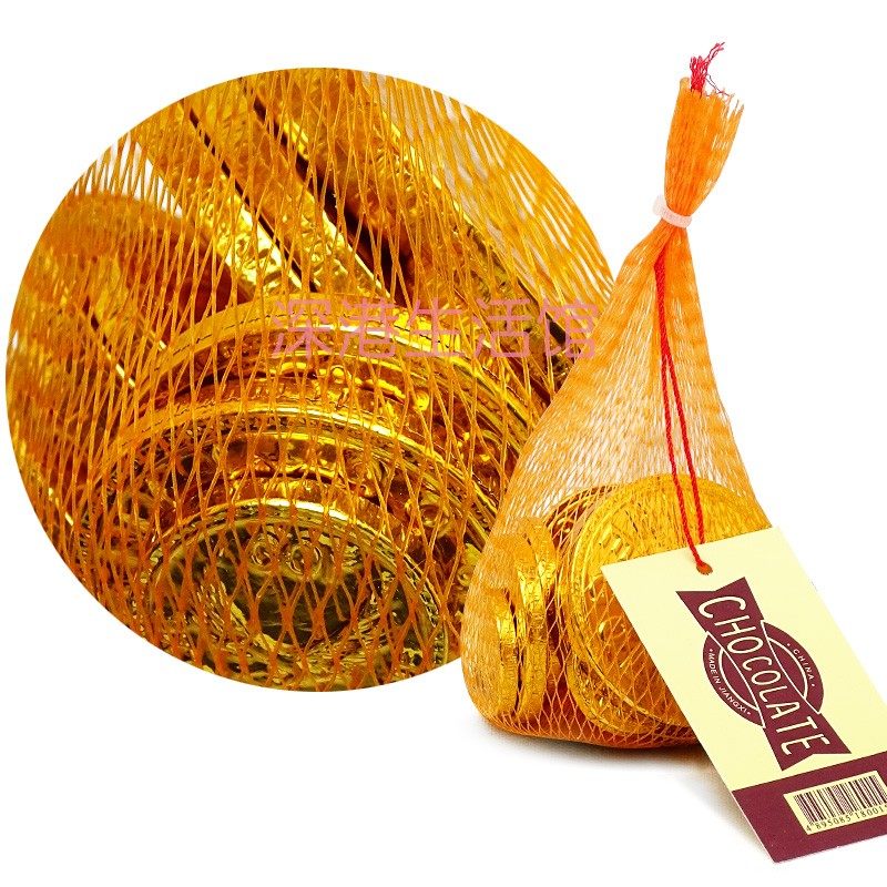 CHOCOLATE金币巧克力65g牛奶巧克力糖果喜糖小零食婚庆年货送礼