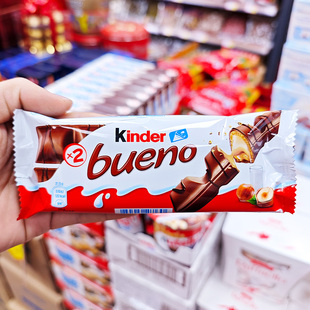 费列罗kinder健达巧克力建达缤纷乐牛奶夹心威化榛子条型盒装