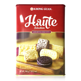 新加坡康元夹心豪特什锦饼干700克节日送礼铁罐装零食y