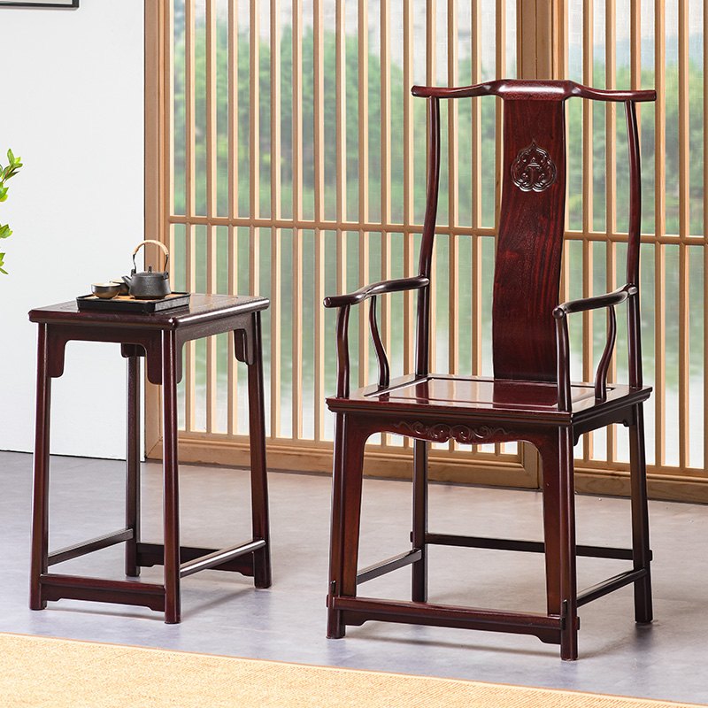 非洲三件套全实木中式赞比亚血檀