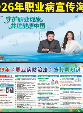 2026职业病防治法宣传周海报