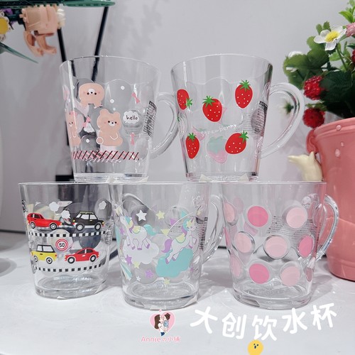 daiso日本卡通儿童水杯
