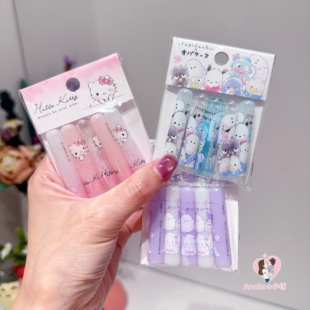 CRUX日本sanrio幼儿园小学生文具kitty蝴蝶结大耳狗铅笔套笔盖